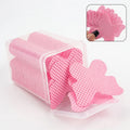 200Pcs Per Box Custom Adhesive Remover Wipes Pink Glue Nozzle Cleaning Wipe Lint Free Glue Sheet