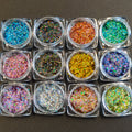 New Design in  Jar Fish Scale Nail Sequins Glitter & Cosmetic Glitter