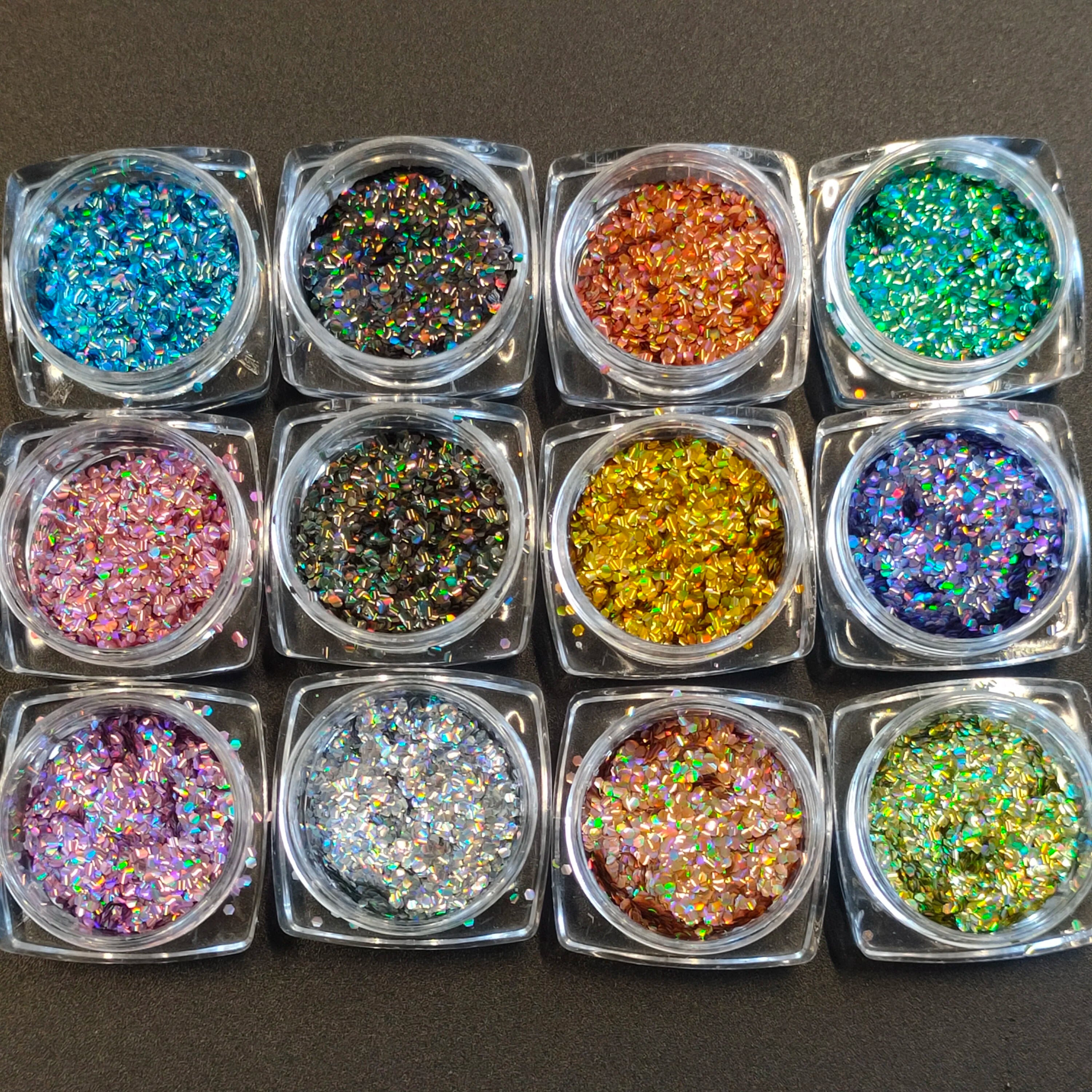 New Design in  Jar Fish Scale Nail Sequins Glitter & Cosmetic Glitter