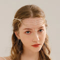 Daily Hairbands Accessories Gold Forehead Jewelry Sparkling Multi-layer Tassel Rhinestone Chain Hair Chain Gifts for Women
