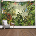 Custom 3D Print Green Forest Tree Wall Art Decoration Landscape Wall Hanging Tapestry Bedroom Decor Bedspread