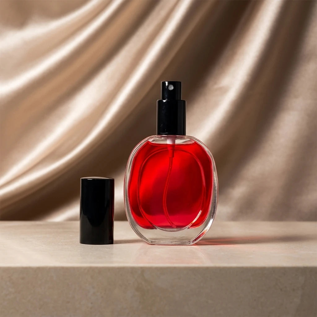 Empty 30ml Oval Glass Perfume Bottle - Factory Wholesale Women's Fragrance Packaging (Bottle Only)