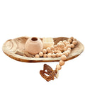 Wholesale 17"  Hand-carved  Rustic Wooden Dough Bowl