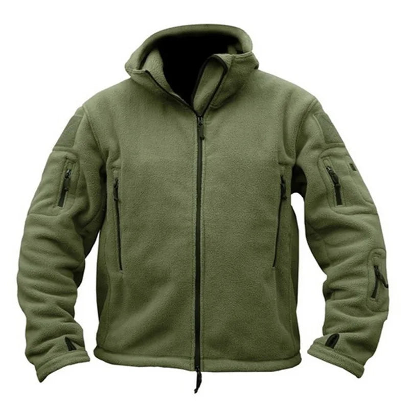 2025 Factory Direct Sale Casual Men's Jacket Fashion Polar Fleece Jacket Sleeve Pocket Design Outdoor Fleece Jacket