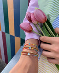 Go2Boho Latest Fashion Woman's Adjustable Bracelet Handmade Bohemian Style Miyuki Seed Beads Evil Eye Mixed Colors Fine Beaded