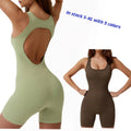 Custom Brand Clothing Athletic Activewear Women Yoga Gym Active Wear Set Ropa Deportiva De Yoga Mujer One Piece Romper Jumpsuit