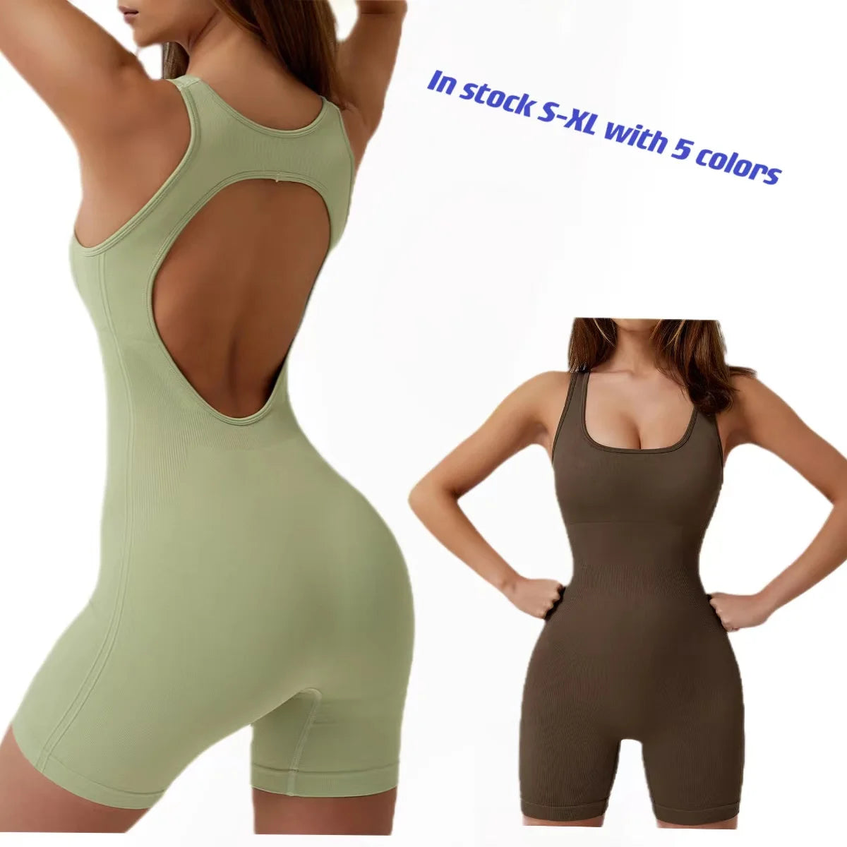 Custom Brand Clothing Athletic Activewear Women Yoga Gym Active Wear Set Ropa Deportiva De Yoga Mujer One Piece Romper Jumpsuit