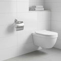 Modern Design Zinc Alloy Chrome Finish Adjustable Wall Mount Toilet Paper Roll Holder New Arrival for Hotel Use