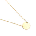 EManco Fashionable Engravable Plate Necklace Stainless Steel Necklace Jewelry for Women
