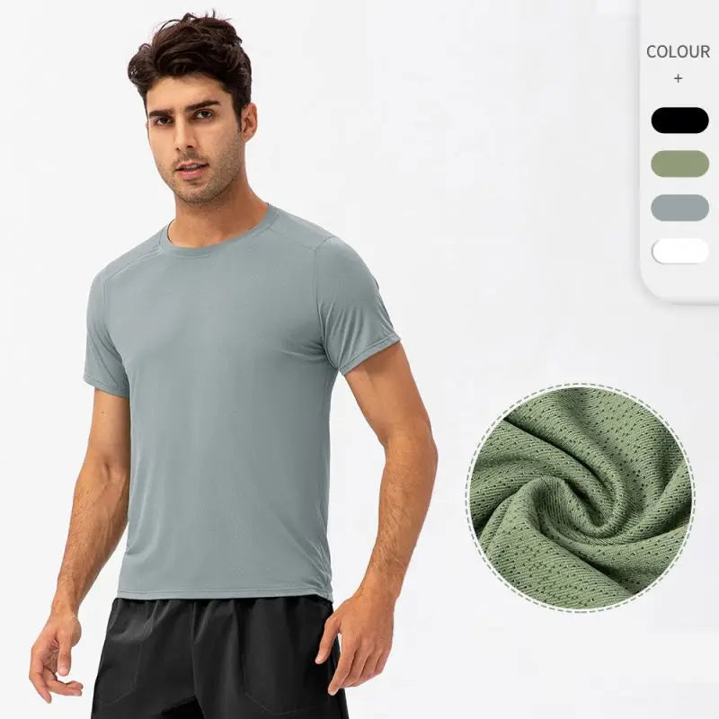 2025 Summer New Design Custom logo Elastic Sports tank Top Jogging Outdoors Workout Fitness T-shirt for Men