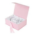 High-End Luxury Magnetic Waterproof Reusable Rigid Gift Packaging Custom Logo Folding Recyclable Gold Foil Embossing