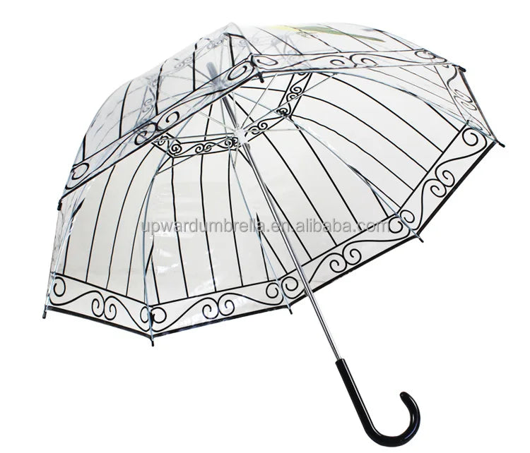 Clear Umbrella Transparent Umbrella for Women clear Customized Transparent Umbrella