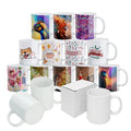 Personalized Unique White Eco-Friendly Ceramic Sublimation Blank Coffee Mug 11 oz Wholesale