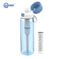 Odm Oem Drinking Bottles Sports Chlorine Heavy Metal Removal Filter Water Bottle  500ml 750ml Water Bottle Filter