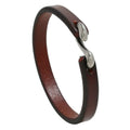 Wholesale Unisex Simple Genuine Leather Wrap Bracelet New Fashion Men's Band Bracelet
