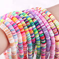 Factory Price 6mm DIY Handmade Accessory Polymer Clay Beads Wholesale Round Multicolor Soft Clay Beads for Bracelet Making