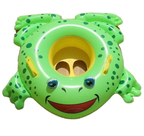 Waterhan Children PVC Exercise Ball Pool Float Toy Inflatable Frog Sitting Circle 175CM Waterproof Portable Foldable Bag 20kg+