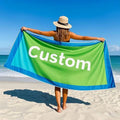 Printed Oem Custom Beach Towel Microfiber Beach Towel Beach Towels With Logo Custom Print