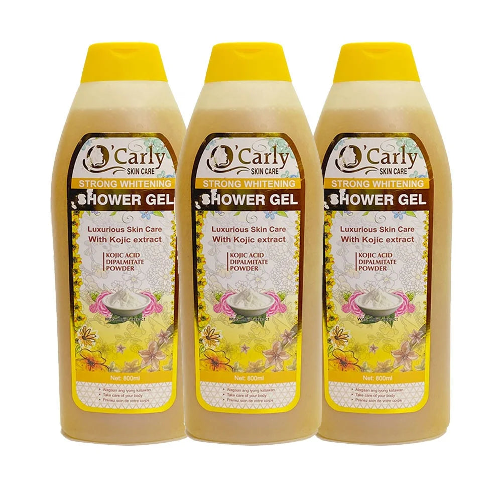 O'Carly OEM Customized Private Label Wholesale Body Wash Kojic Collagen Organic Vitamin C Gluta Whitening 24K Gold Shower Gel