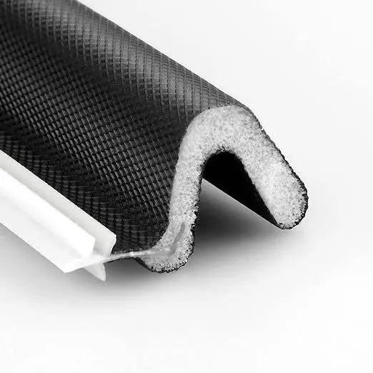 Door Weather Stripping Soundproof Seal Strip V-Shaped Foam Kerf Patch Fitting for Door Window Easy Installation Polyurethane