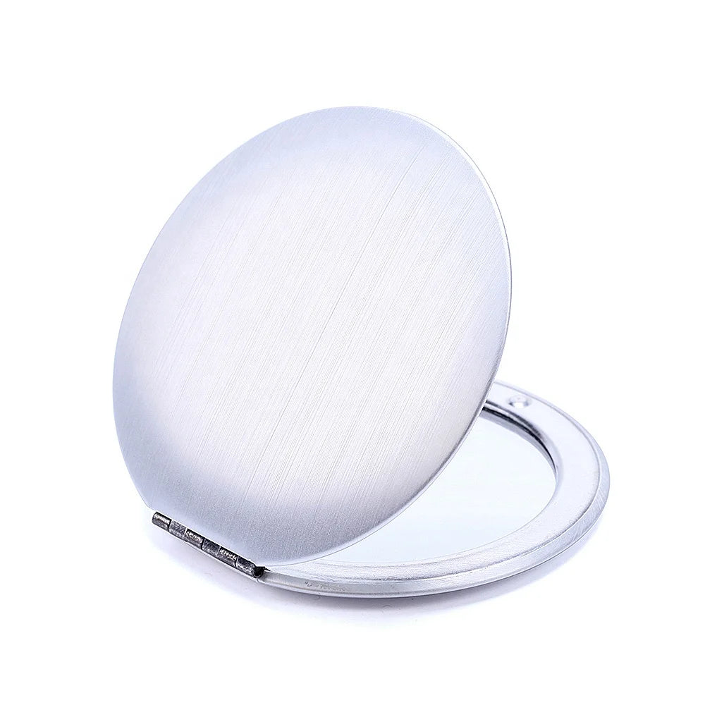 Good Seller Double Compact Foldable Mirror Round Pocket Mirror Cosmetic Makeup Mirror Magnifying