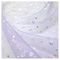 Yaqixin OEM&ODM Customized Price Color Foil Floral Printed Polyester Fabric Tulle Net Mesh Fabric for Skirt Toy