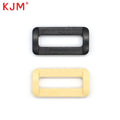 KJM OEM 1 Inch Rectangle Recycle Plastic Square Ring Buckle for Backpack Strap End Hiking Backpack
