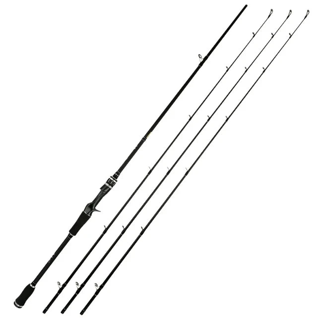 Three-pole Spinning Rod ML M MH Power Handle Straight Super Hard Long Casting Fishing Rod