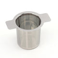 Free Customized Logo Stainless Steel Basket Tea Strainer With Double Handle