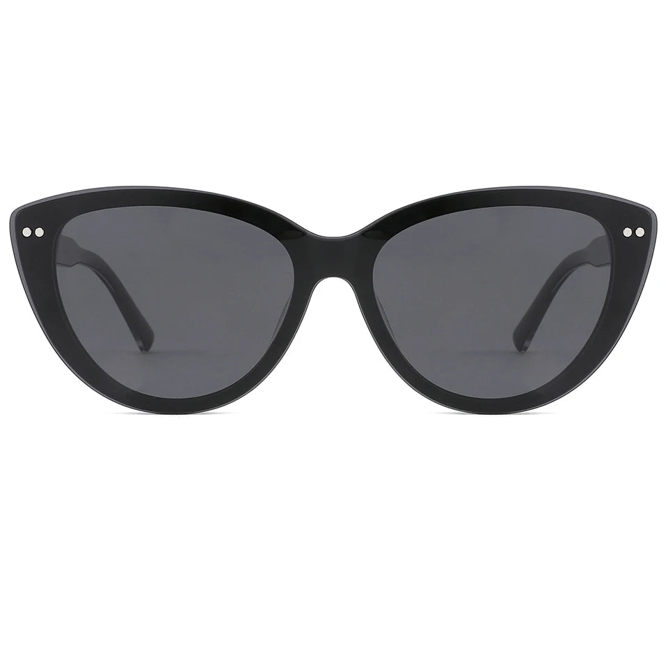 High Standard Acetate Frame Cat Eye Sunglasses Women Clip on Acetate Sunglasses New Arrival