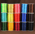 Wholesale 2mm Nylon Yarn Colored Hand-woven Rope Chinese Knot Yarn Accessories DIY Bracelet Beaded Satin Cord