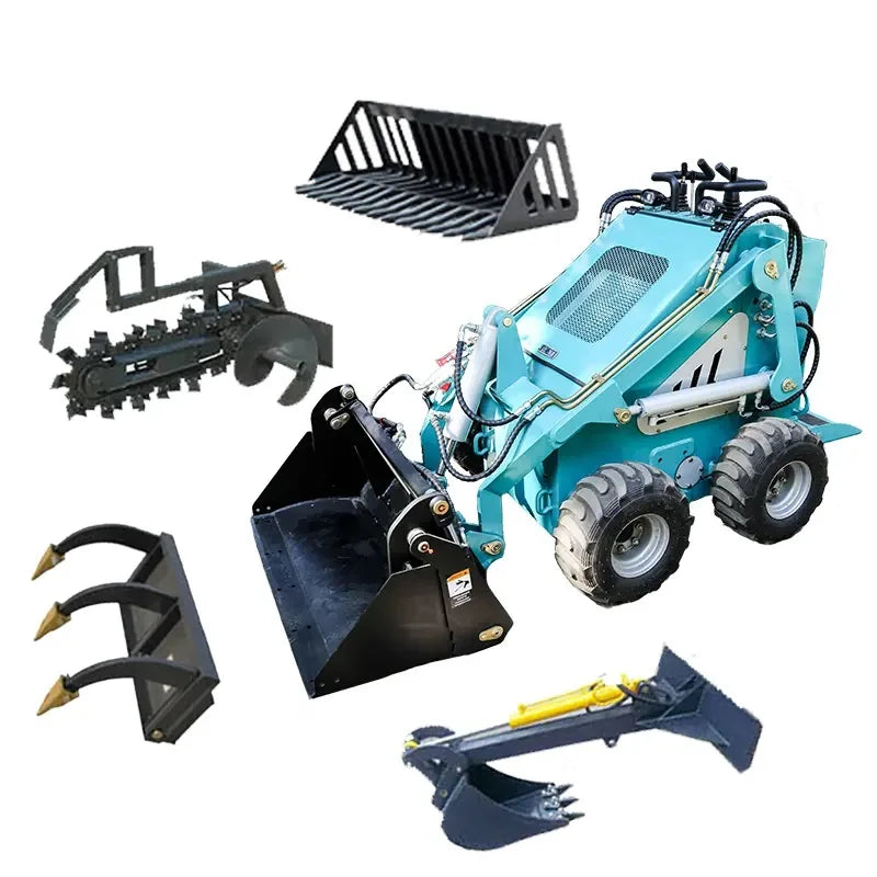 EPA Approved China Mini Steerskid Skid Steer Loaders Skidsteer Mini Track Skid Steer Loader