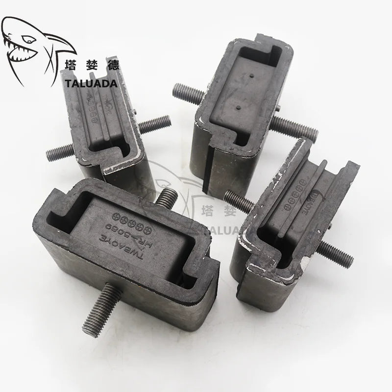 4HK1 Diesel Engine Rubber Mount Fits ZAX60-3 ZAX70-3 ZAX120-3 ZAX200-3 ZAX210-3 ZAX330-3 Excavator Spare Parts