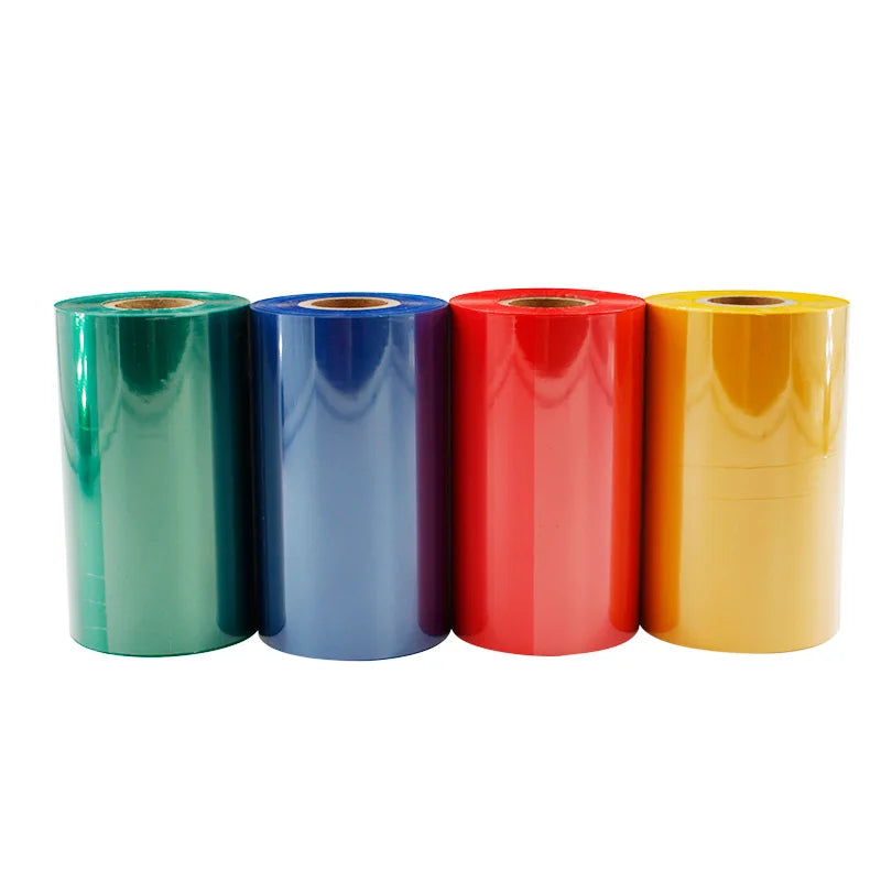 Factory Wholesale Carbon Ribbon Thermal Transfer Wax Resin Used For Barcode Label Printer Printing Labels Sticker