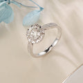 Customized Luxury 18k Au750 Real Gold Moissanite D Color VVS Engagement Rings Jewelry for Husband and Wife