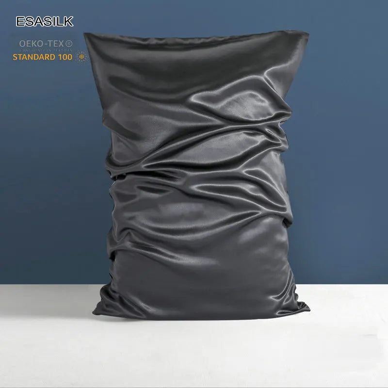 Wholesale 100% Mulberry Silk Pillowcase Custom 10 Color 22mm Solid Woven Design for Home and Hotel Use