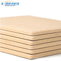 Cordierite Double Flat Yellow Pizza Stone High Temperature Resistant Round Square Pizza Stone Pan Board for Oven Pizza Making