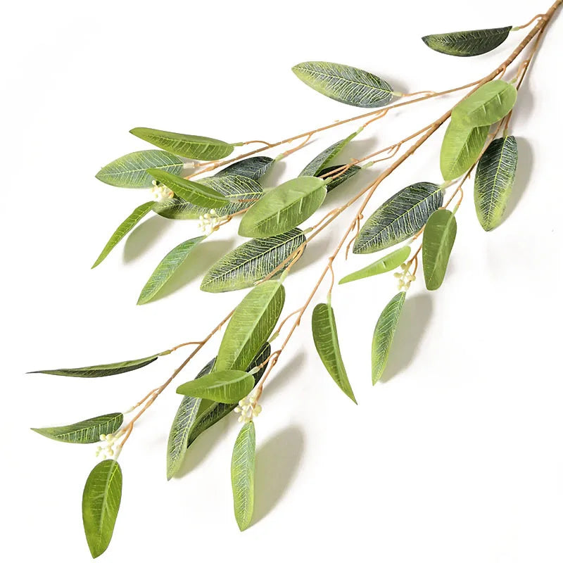 Wholesale 95cm Artificial Eucalyptus Leaves Wedding Decorative Plant Artificial Leaf