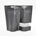 Customized Eight-Sided Zipper Lock PET and PE Plastic Bag Flat Bottom Stand-Up Style for Nuts Food Packaging