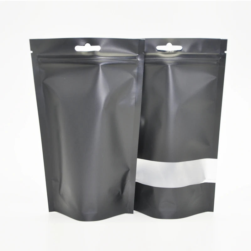 Customized Eight-Sided Zipper Lock PET and PE Plastic Bag Flat Bottom Stand-Up Style for Nuts Food Packaging