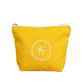 Custom Printed Logo Heavy Duty Thick 12oz Canvas Fabric Makeup Cosmetic Organizer National Style Zipper Pouch Bag Letter Pattern