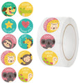 500Pcs Educational Children Rewards DIY Roll Stickers 1 inch Motivational Gift Envelope Sealing Sticker