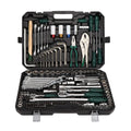 WZAUTO 142pcs Automotive Hand Tools Set 1/2" 3/8" 1/4" Impact Socket with Iron Tools Hard Case OEM Customizable