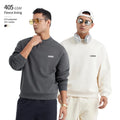 Fleece Lining Plus Size 405 GSM Winter OEM Custom LOGO Print on Demand Crewneck Hoodies and Sweatshirts for Men