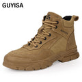 For Factory Custom Fast Delivery Industrial Safety Shoes Fashion Lightweight Faux Suede Upper Anti-puncture Midsole Rubber
