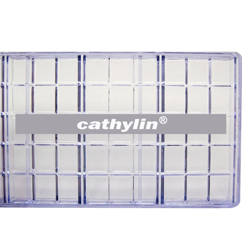 Plastic Pc As bar Tools Rectangle Shape Polycarbonate Mould Chocolate Mold for Baking Candy