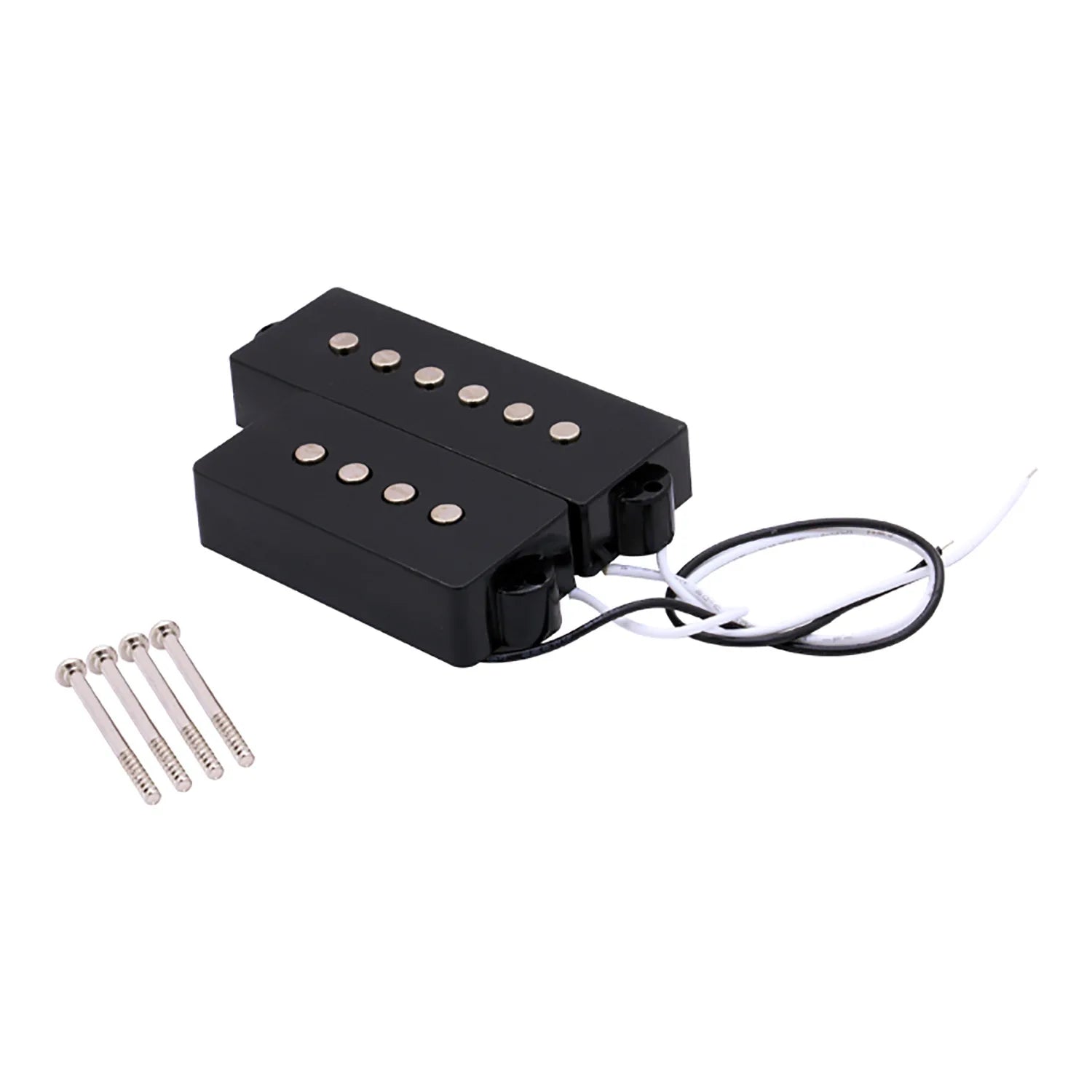 PB 5 String Precision Electric Bass Pickup Black 5-String Guitar Parts Metal Plastic Materials Musical Instruments Accessories