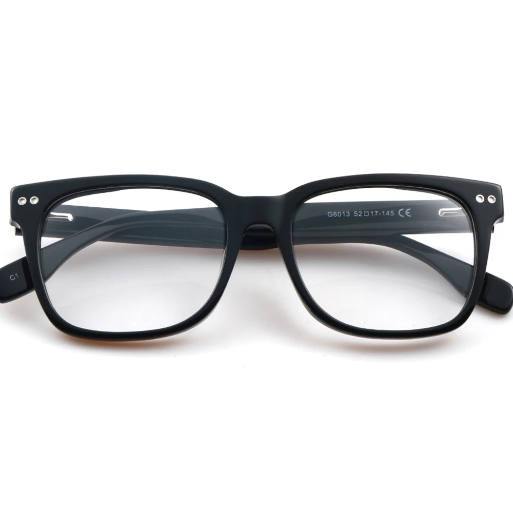 G6013 Wholesale Classical Eyeglasses Frame Optical Glasses Thicken Handmade Acetate Optical Eyewear Frames for Men and Women