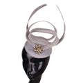New Design Bridal Wedding Vintage Derby Church Kentucky Ascot Headband Fascinator Sinamay Hat Band Women