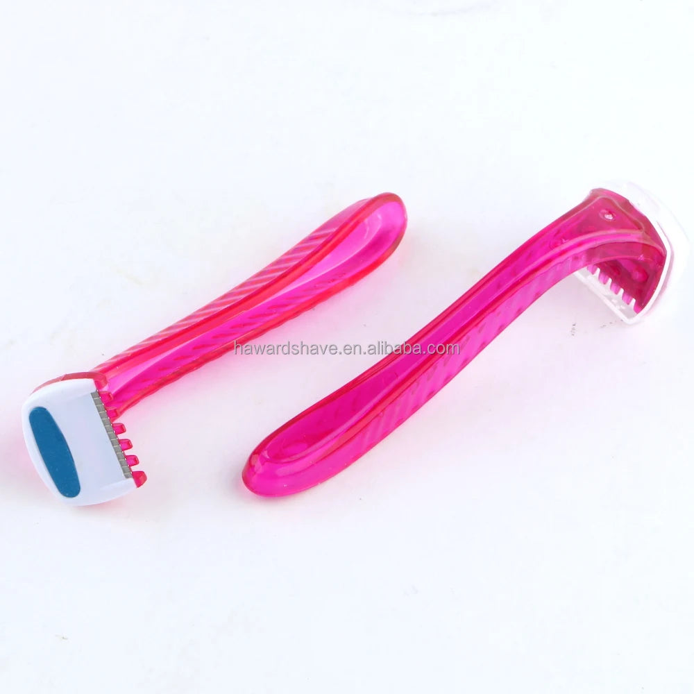 Bikini Shaving Razor for Lady Women Use Body Hair Removal with Aloe Vera Disposable Razor